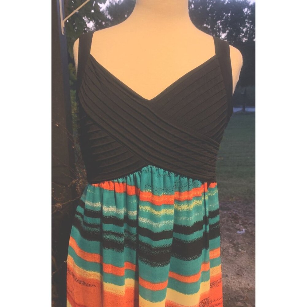 Sami + Jo Size L Fun & Flirty Sweetheart Neckline Maxi Dress - Picture 5 of 6